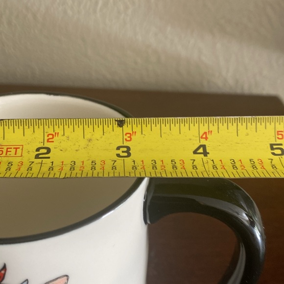 Oversized, Stoneware, Hipster Cowgirl with Rose Tattoo Mug. 17oz.  NWOT - Picture 8 of 8